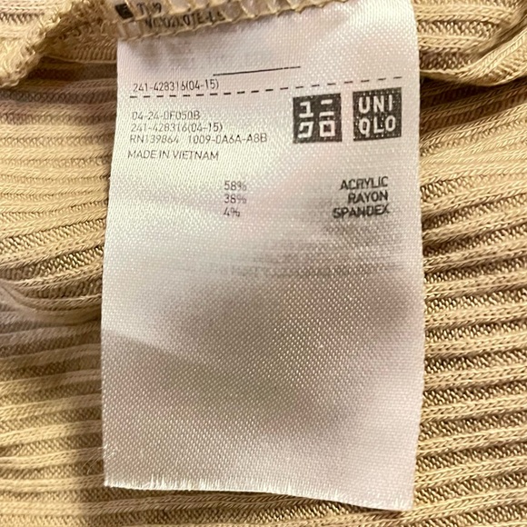 Beige Mock Turtleneck - Picture 4 of 5